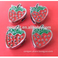 8mm Beautiful Strawberry Slide Charms